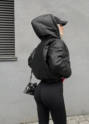 Курточка з еко шкіри. мод: 020.