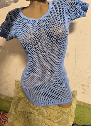 Платье туника сетка