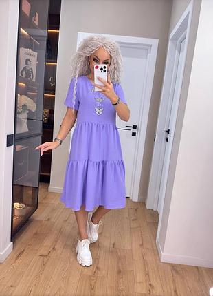 Свободное платье однотонное: 565 uah