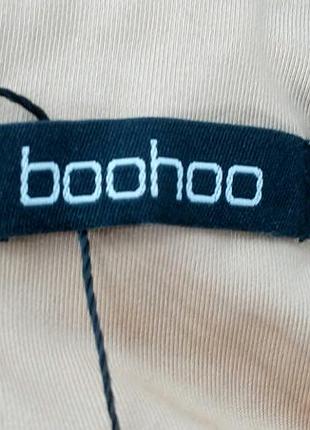 Красивый черный кружевной боди boohoo8 фото