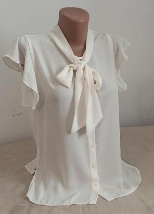 Блузка zara с бантом 4