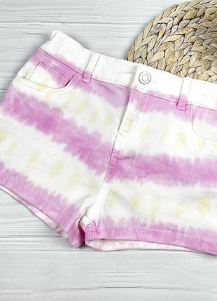 Джинсові шортики ламбре від f&f на 7-8 років, 122-128 см.