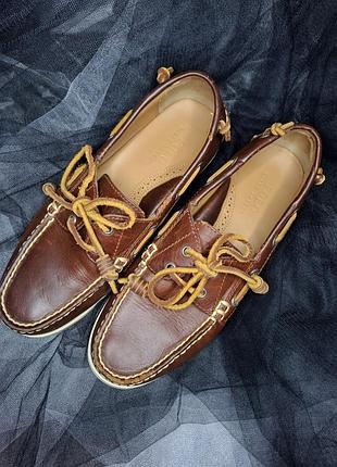 polo Card ralph lauren | шкіряні топсайдери merton, 41 розмір
