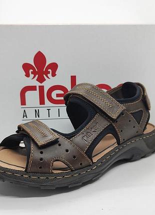 Шкіряні сандалії rieker оригінал