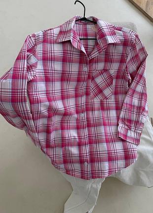 Фланелева оверсайз сорочка