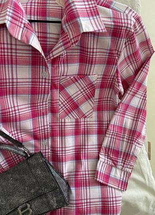 Фланелева оверсайз сорочка2 фото