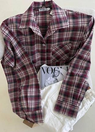 Фланелева оверсайз сорочка6 фото