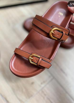 Шльопанці шльопки тапулі зара zara 38 39 40