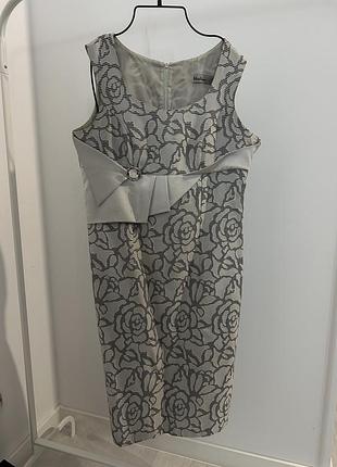 Сукня жіноча святкова з накидкою піджаком