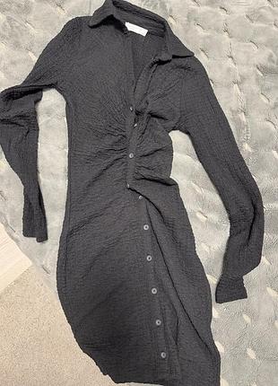 Женское черное платье