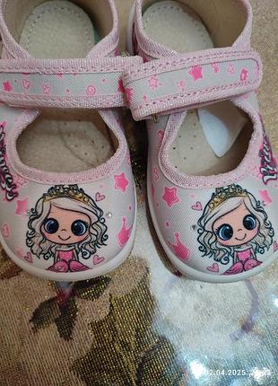 Дитячі тапочки, тапочки для дівчинки. тапочки waldi