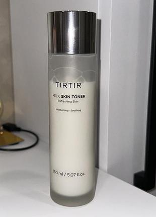 Tirtir milk skin toner – зволожуючий тонер для обличчя