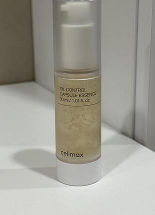 Celimax oil control capsule essence – есенція для контролю жирності шкіри