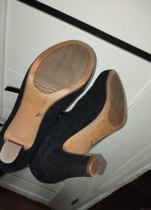 Туфлы замшевые clarks3 фото