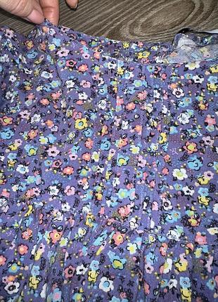 Блуза m&s 4-5 років в квітку 4