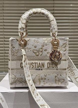 Сумка сумочка кросбоді в стилі з метеликами клатч тканинна