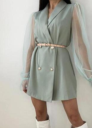 Платье пиджак сарафан pretty little thing