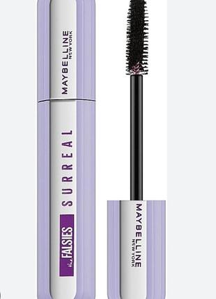 Туш для вій від maybelline "surreal"