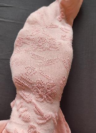 Колготи дитячі на дівчинку ажурні тоненькі коттон р.92