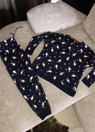 Домашній костюм піжама комплект натуральний бавовняний хлопковый костюм домашний комплект пижама