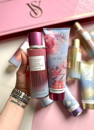 Спрей та лосьйон для тіла pure seduction bliss victoria’s secret