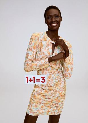 1+1=3 🎁 красивое платье в цветочный принт от mango