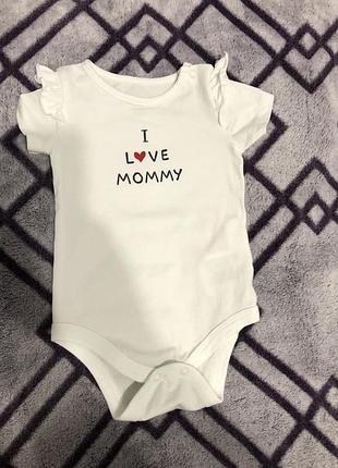 Боді для дівчинки 62-68 розміру