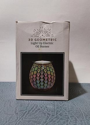 3d-геометричний світло електричний масляний пальник