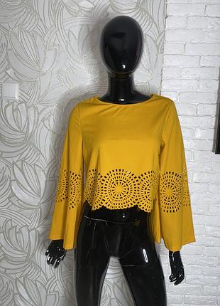 Блуза блузка з широкими рукавами кльош shein, m