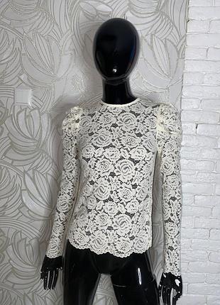 Гіпюрова блуза блузка primark, xs
