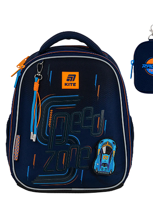 Kite школьный рюкзак каркасный k25-555s-3 education speed zone
