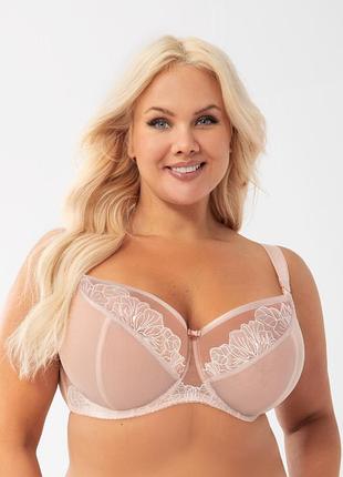 Під замовлення! daniela k902 бюстгальтер gorsenia бежевий м`яка велика чашка широкі бретелі