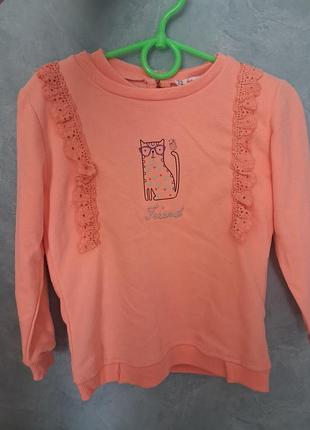 Мягкая кофточка для малышек 9-36 мес.