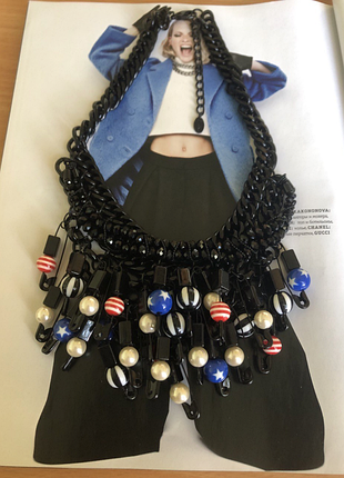 Сміливе кольє zara зі шпильками у стилі панк, ідеальний стан