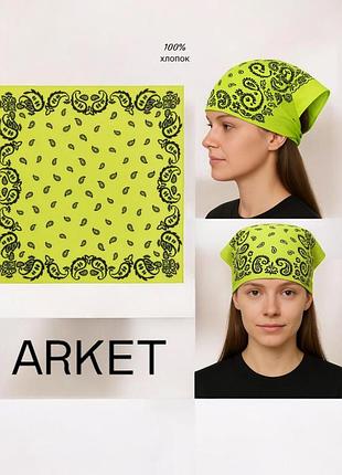 Arket хустка бандана в принт пейслі