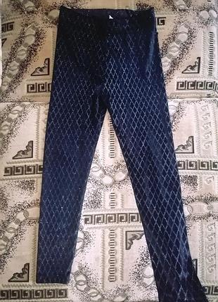 Бархатные леггинсы, на девочку