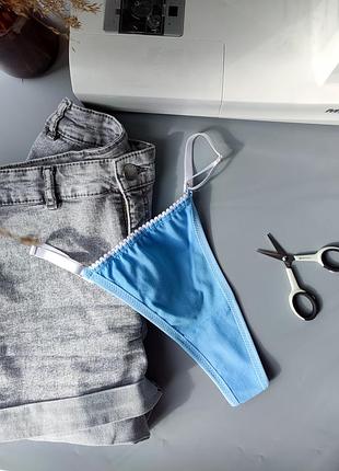 Трусики женские стринги хлопковые ✂️ + подарок