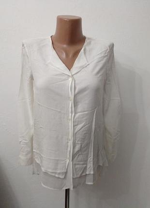 Белая двойная блуза