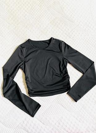 Лонгслив кроп м