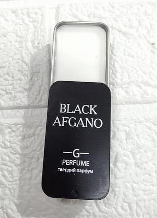 Новинка, твердые духи nassomatto black afgano