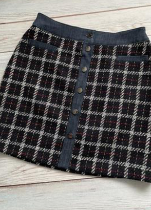 Шикарна комбінована спідниця великого розміру