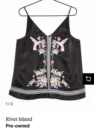 Топ майка від river island колібрі