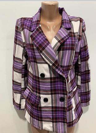 Брендовое красивое женское пальто жакет в красивом состоянии м.д7