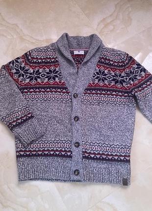 Чоловічий джемпер l-xl вовняний