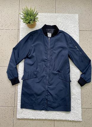 Чоловічий бомбер подовжений zara l