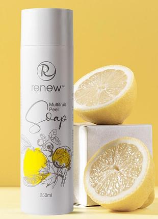 Multifruit peel soap peelings renew🔸мультифруктове відлущувальне мило для обличчя1 фото