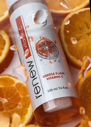 Vitamin c amp foam vitamin c renew - пінка для вмивання з вітаміном с ренью