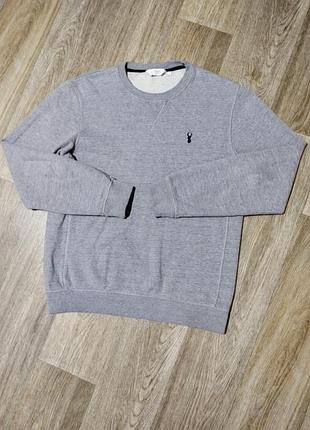 Мужской серый свитшот next размер м