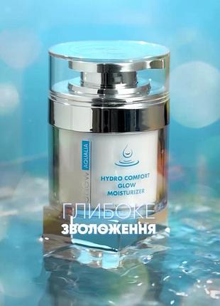 Aqualia hydro comfort glow moisturizer renew - крем з ілюмінуючим ефектом ренью