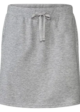 Жіноча спідниця однотона esmara, розмір xs, l, сірий